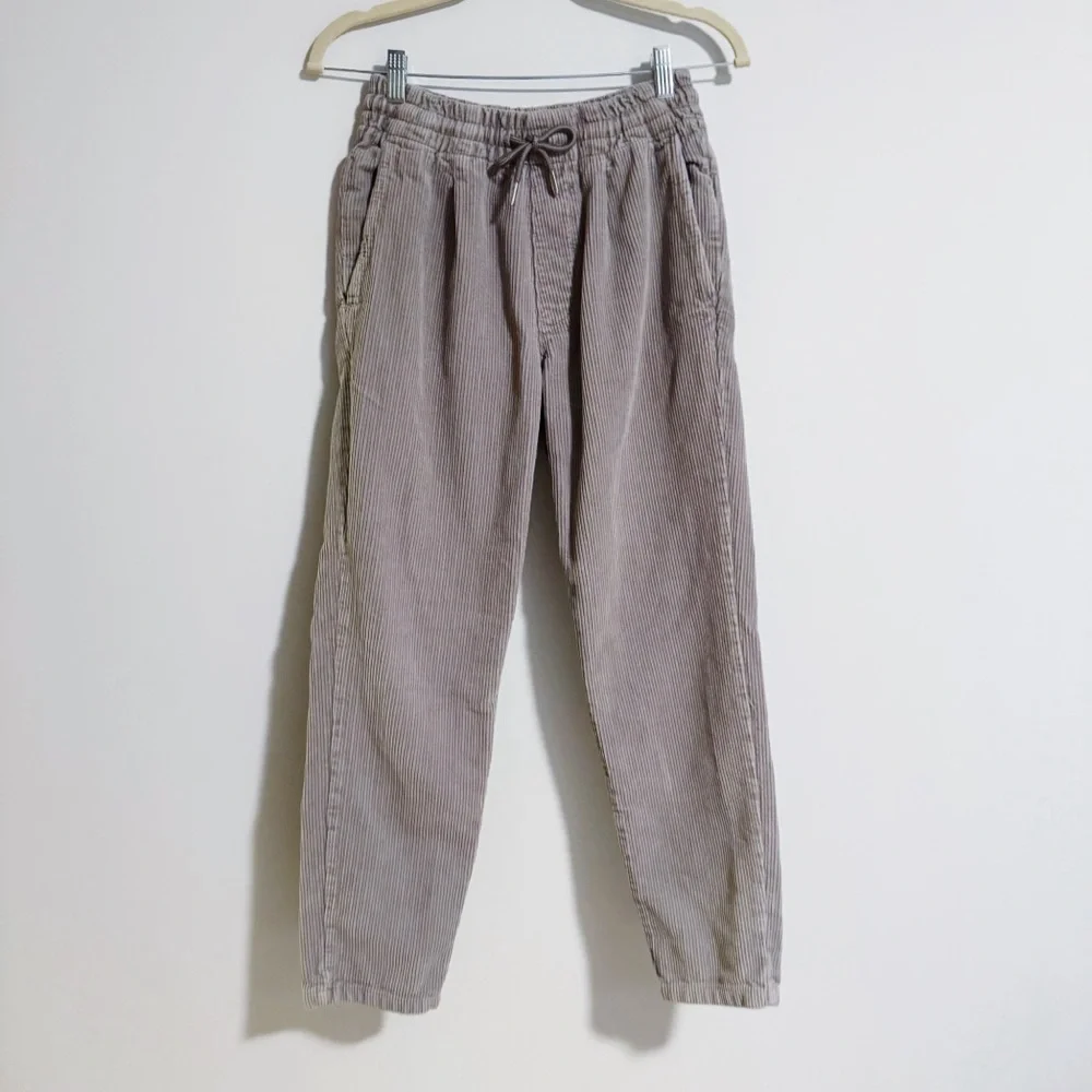 Zara - Grey Corduroy Pants - Picture 1 of 5